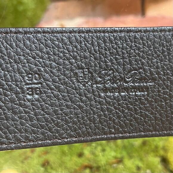 LORO PIANA Brown Suede Belt SZ 90/36 main image 7